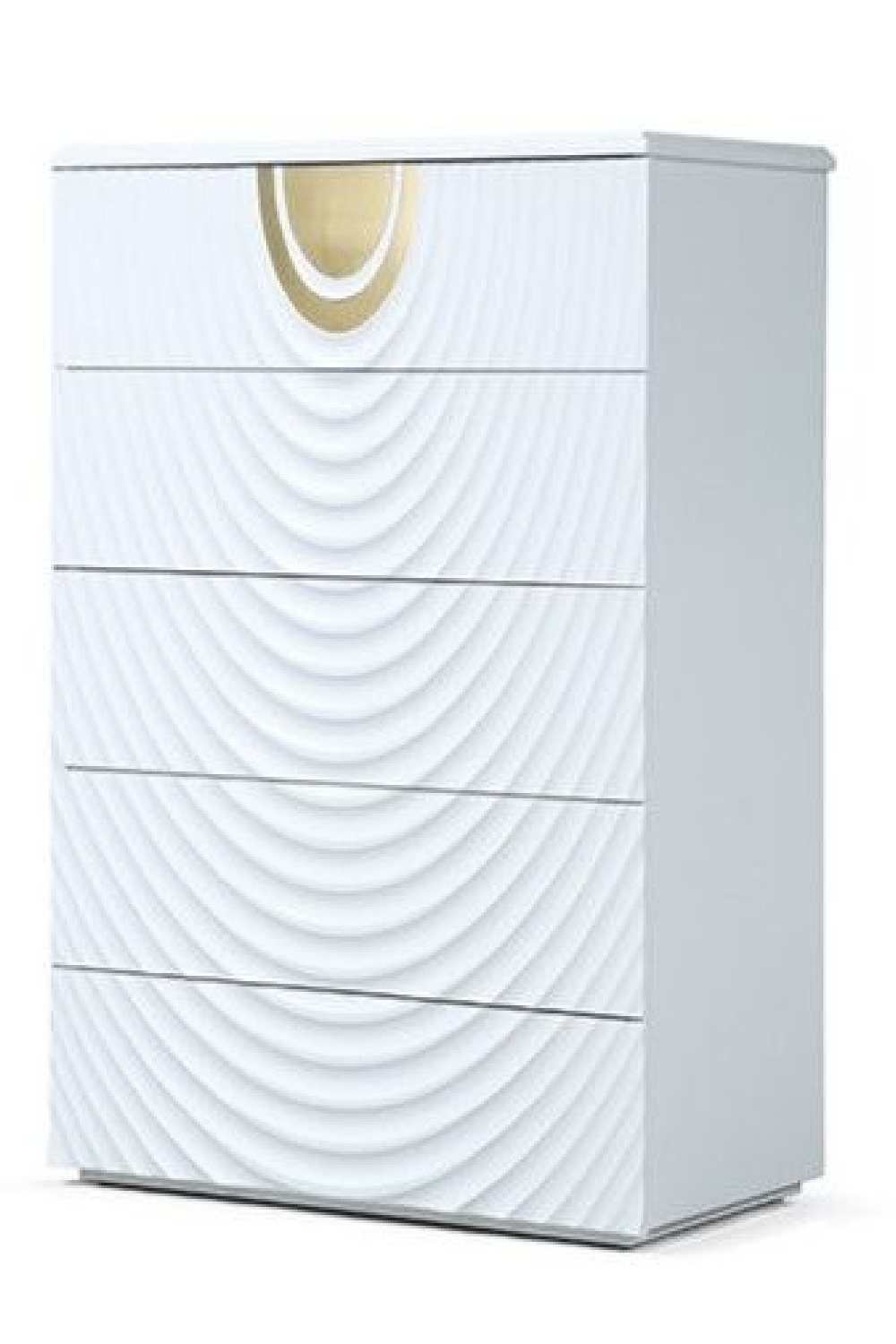   White 5-Drawer Chest | Oroa.com