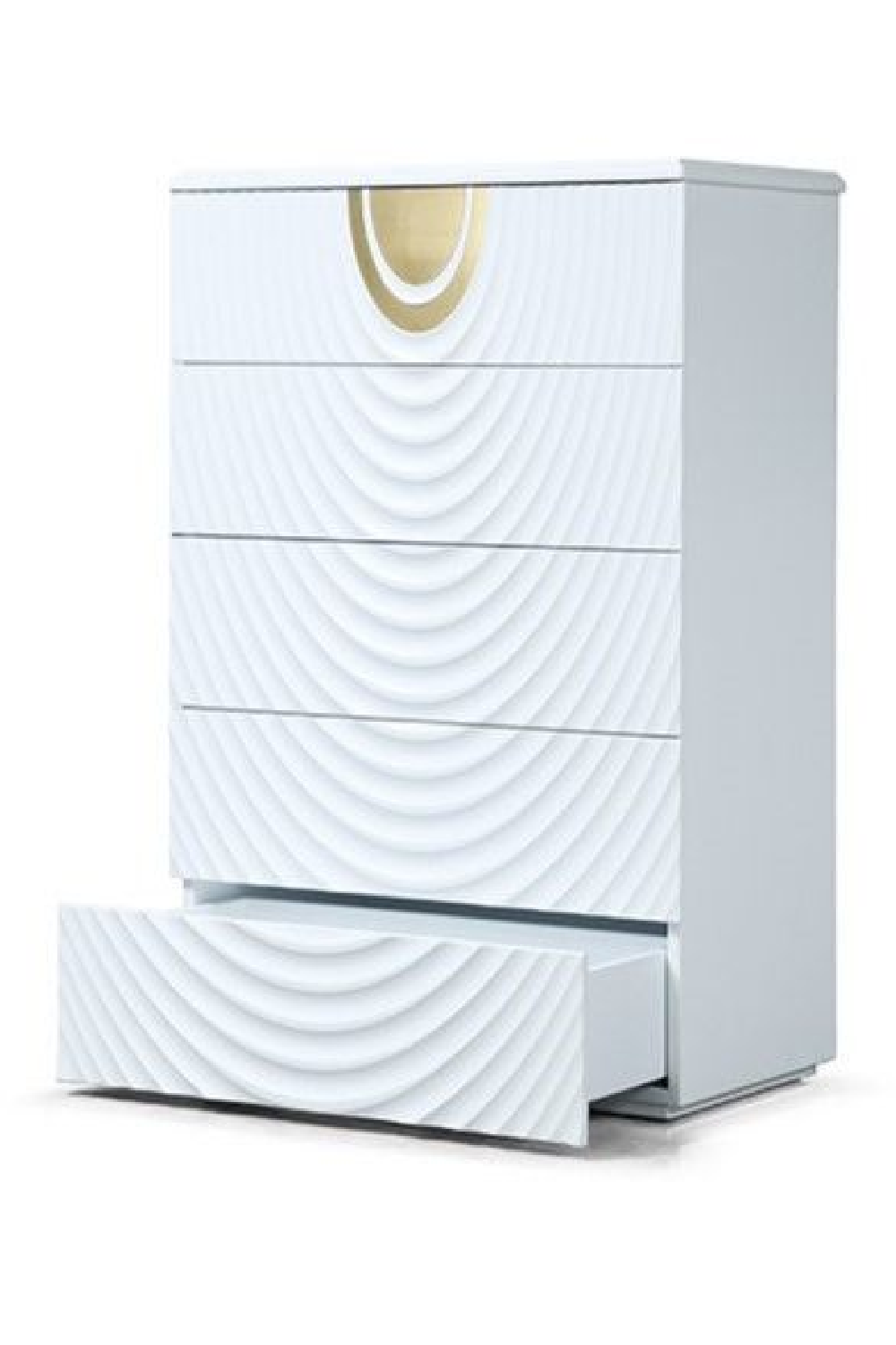   White 5-Drawer Chest | Oroa.com
