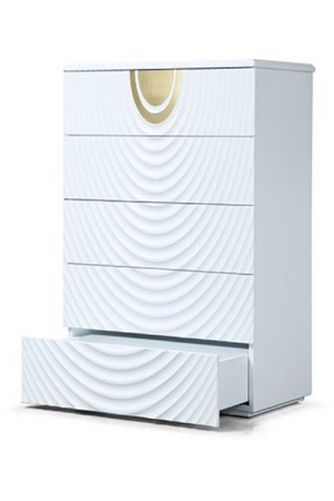  White 5-Drawer Chest | Oroa.com