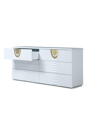   White 6-Drawer Dresser | Oroa.com