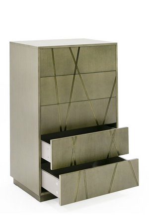   Birch Veneer 5-Drawer Chest | Oroa.com