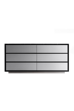   6-Drawer Aluminum Dresser | Oroa.com