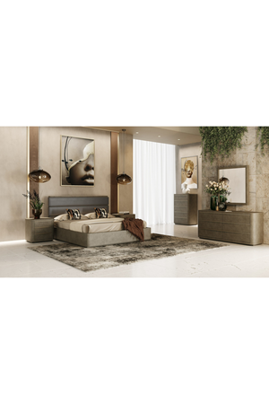   Beige Shagreen 5-Drawer Chest | Oroa.com