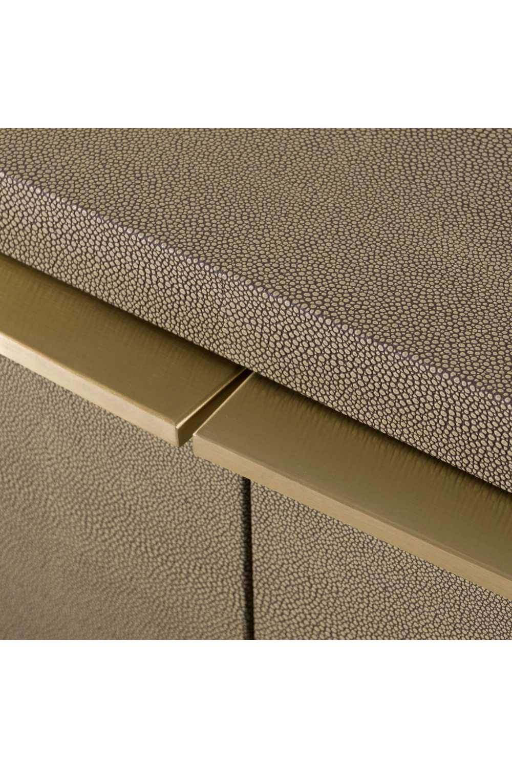   Beige Shagreen 6-Drawer Dresser | Oroa.com
