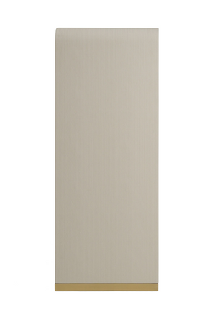   Beige Vegan Leather 4-Drawer Chest | Oroa.com