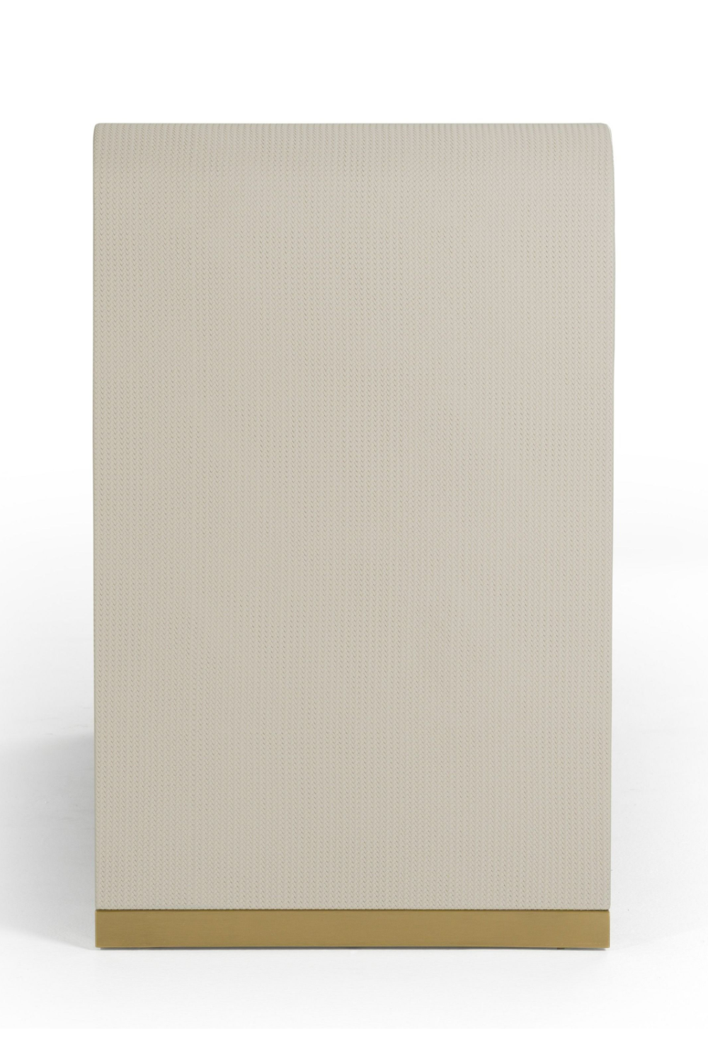   Beige Vegan Leather 6-Drawer Dresser | Oroa.com