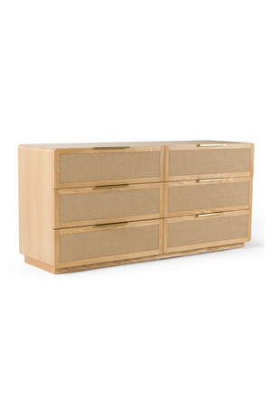   6-Drawer Rattan Dresser | Oroa.com