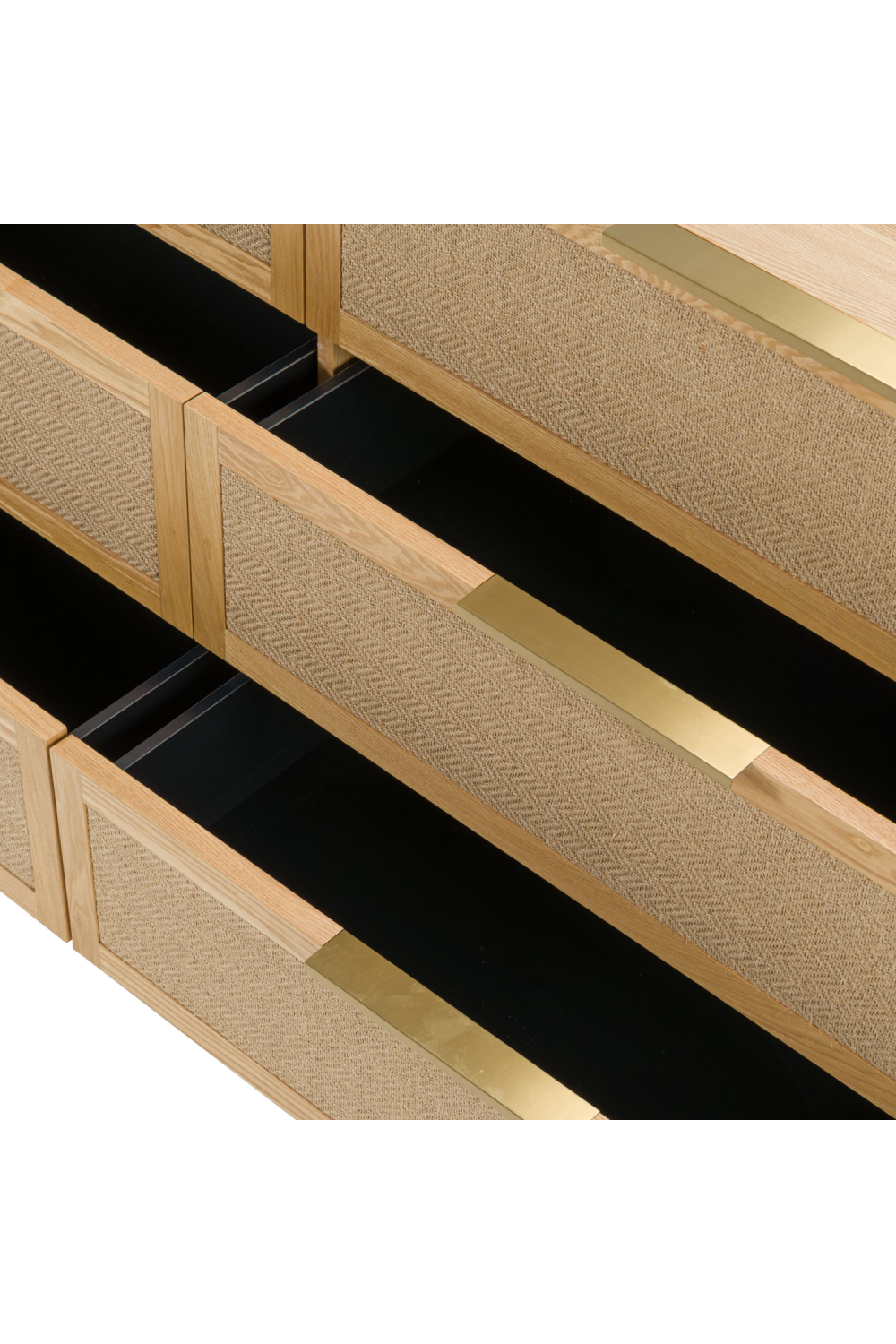   6-Drawer Rattan Dresser | Oroa.com