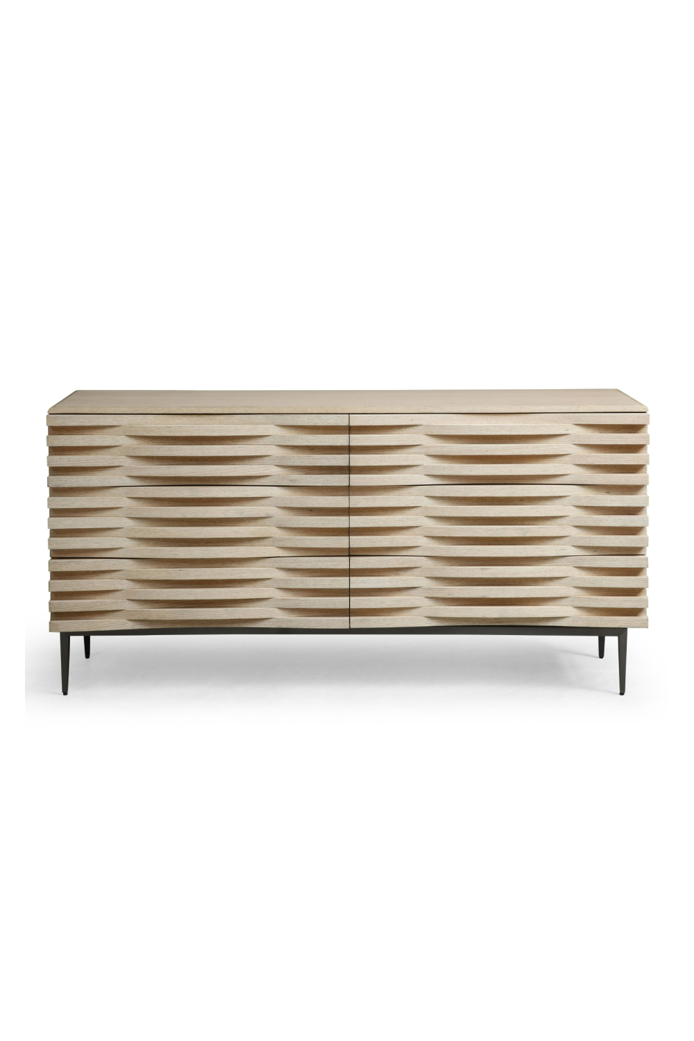   Natural Oak 6-Drawer Dresser | Oroa.com