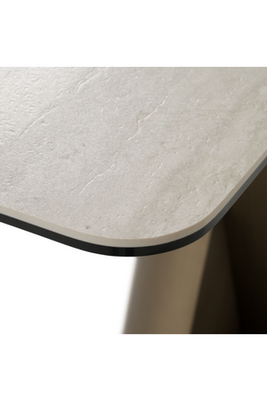   Travertine Bronze Console Table | Oroa.com