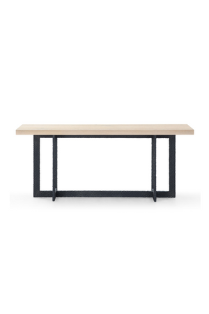   Natural Oak Veneer Console Table | Oroa.com