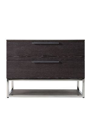   2-Drawer Wooden Nightstand | Oroa.com