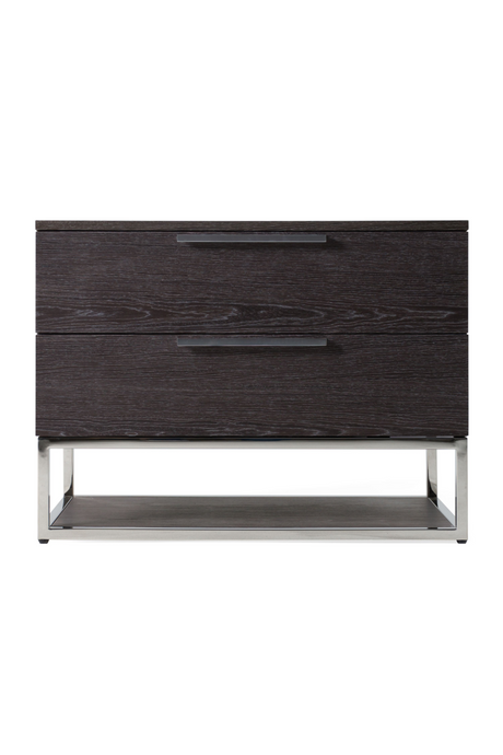   2-Drawer Wooden Nightstand | Oroa.com