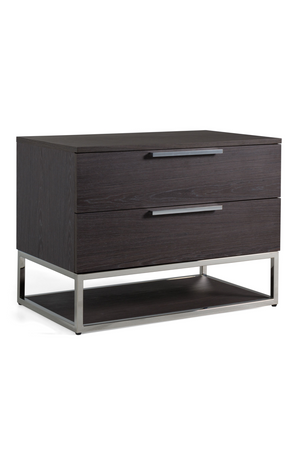   2-Drawer Wooden Nightstand | Oroa.com
