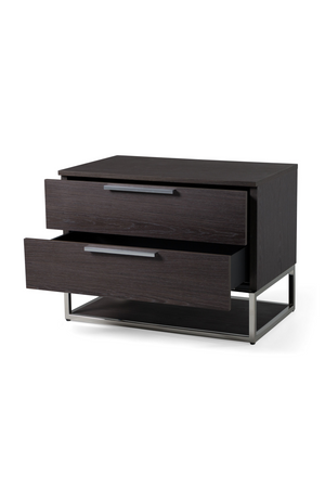   2-Drawer Wooden Nightstand | Oroa.com