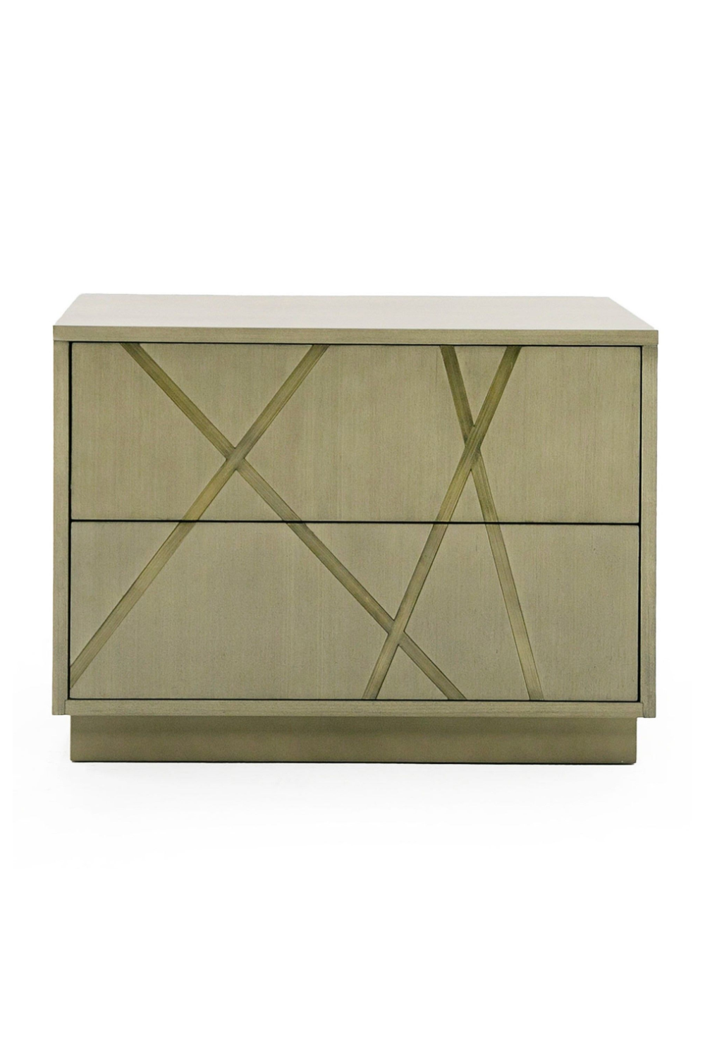   Birch Veneer 2-Drawer Nightstand | Oroa.com