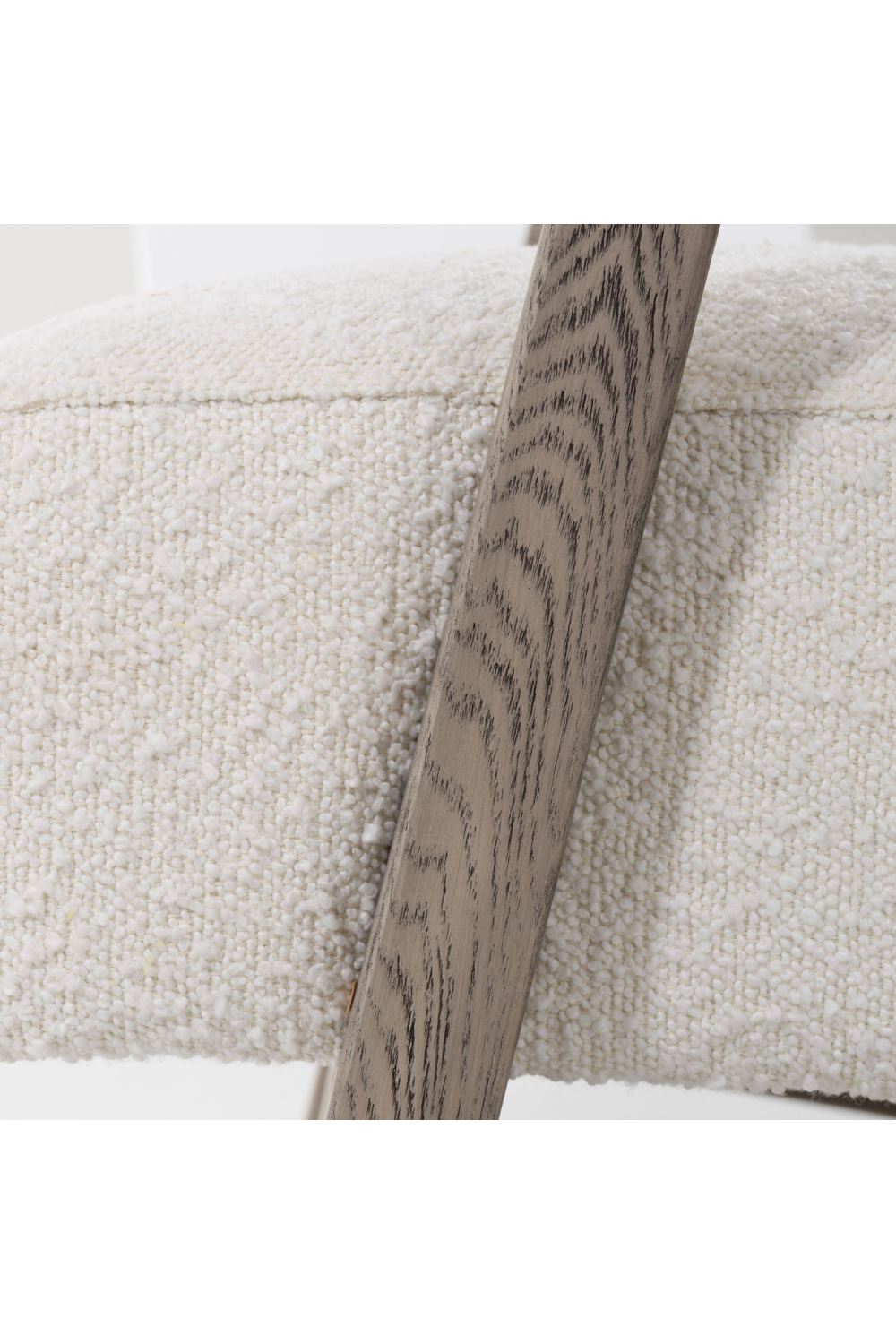   Gray Wood Framed Accent Chair | Oroa.com