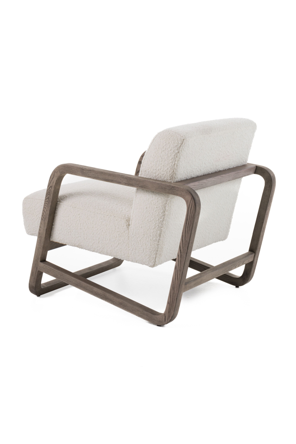   Gray Wood Framed Accent Chair | Oroa.com