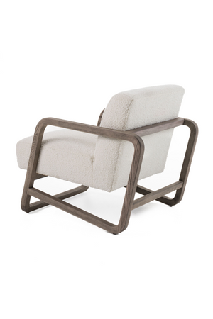  Gray Wood Framed Accent Chair | Oroa.com