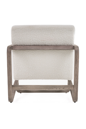   Gray Wood Framed Accent Chair | Oroa.com