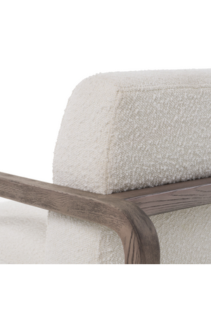   Gray Wood Framed Accent Chair | Oroa.com