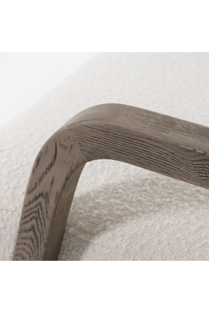   Gray Wood Framed Accent Chair | Oroa.com