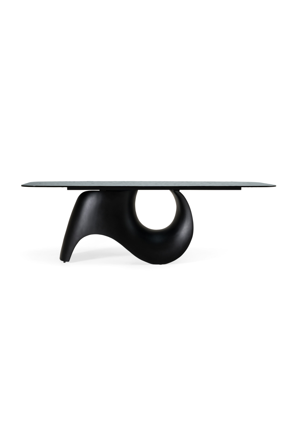   Gray Wave Glass Dining Table | Oroa.com