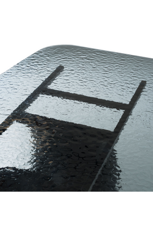   Gray Wave Glass Dining Table | Oroa.com