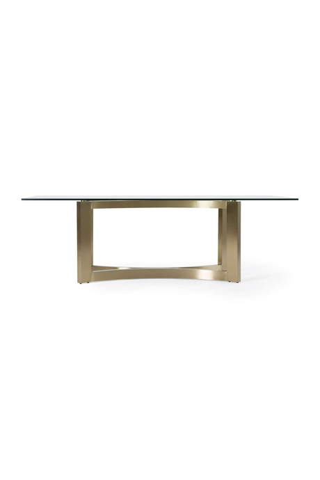   Brushed Brass Base Dining Table | Oroa.com
