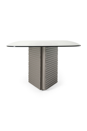   Patterned Silver Dining Table | Oroa.com