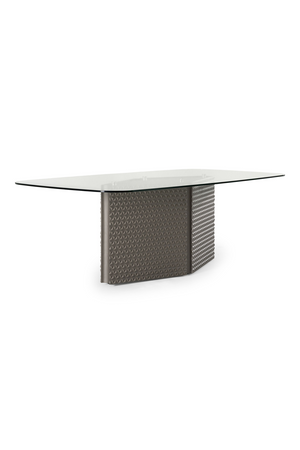   Patterned Silver Dining Table | Oroa.com