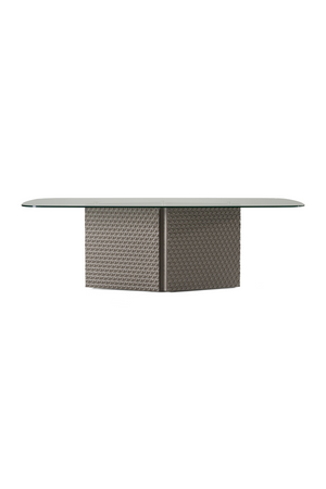   Patterned Silver Dining Table | Oroa.com