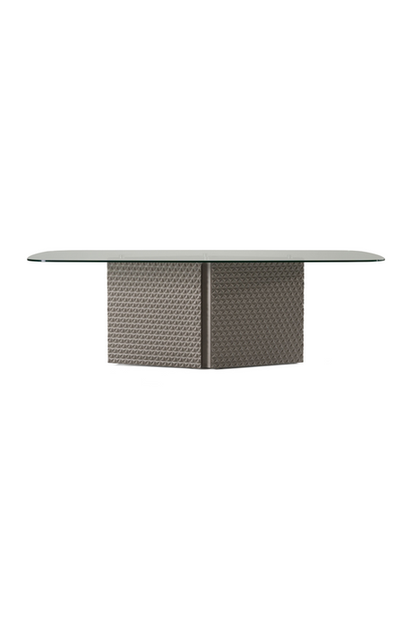   Patterned Silver Dining Table | Oroa.com