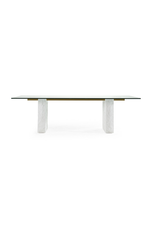   White Fiberglass Dining Table | Oroa.com