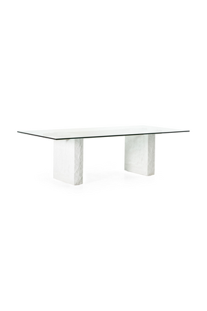   White Fiberglass Dining Table | Oroa.com