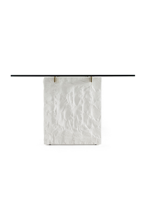   White Fiberglass Dining Table | Oroa.com