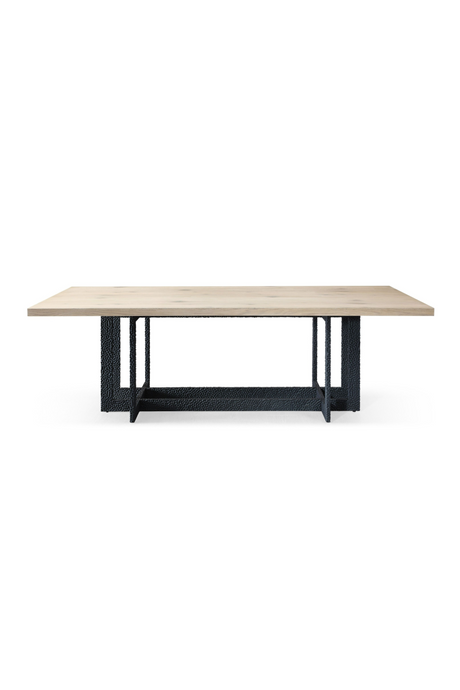   Natural Oak Veneer Dining Table | Oroa.com