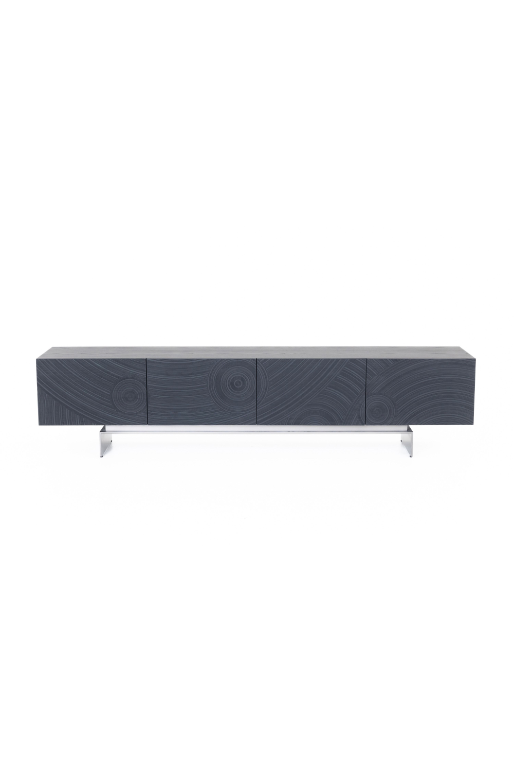   Black Ash 4-Door TV Stand | Oroa.com
