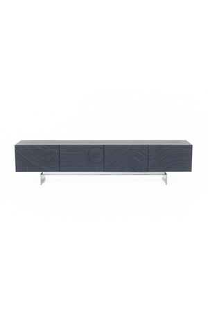   Black Ash 4-Door TV Stand | Oroa.com