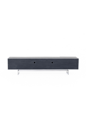   Black Ash 4-Door TV Stand | Oroa.com