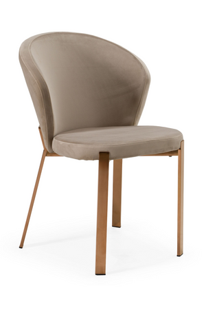   Velvet Shell Dining Chairs (2) | Oroa.com