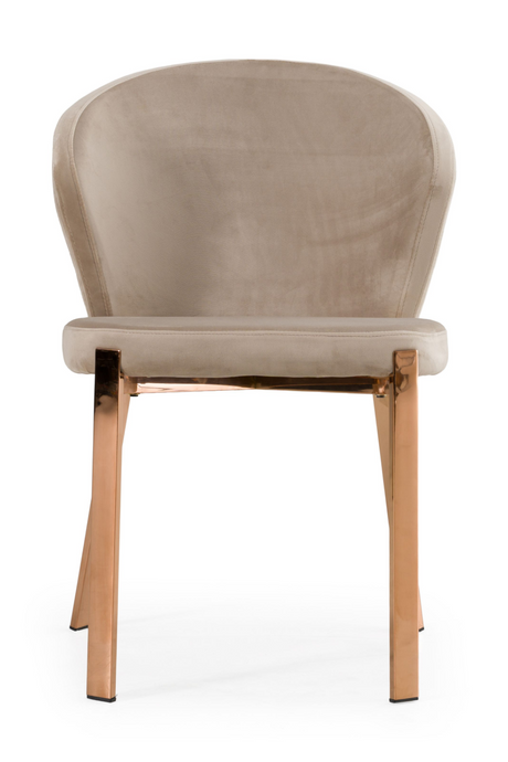   Velvet Shell Dining Chairs (2) | Oroa.com