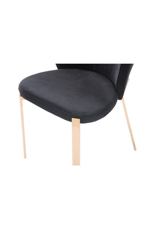   Velvet Shell Dining Chairs (2) | Oroa.com