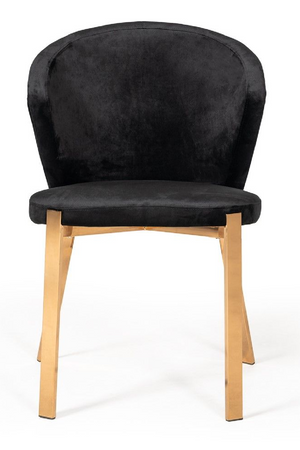   Velvet Shell Dining Chairs (2) | Oroa.com