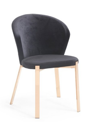   Velvet Shell Dining Chairs (2) | Oroa.com