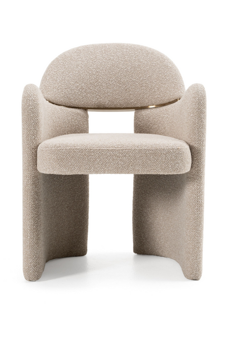   Beige Fabric Dining Chair | Oroa.com