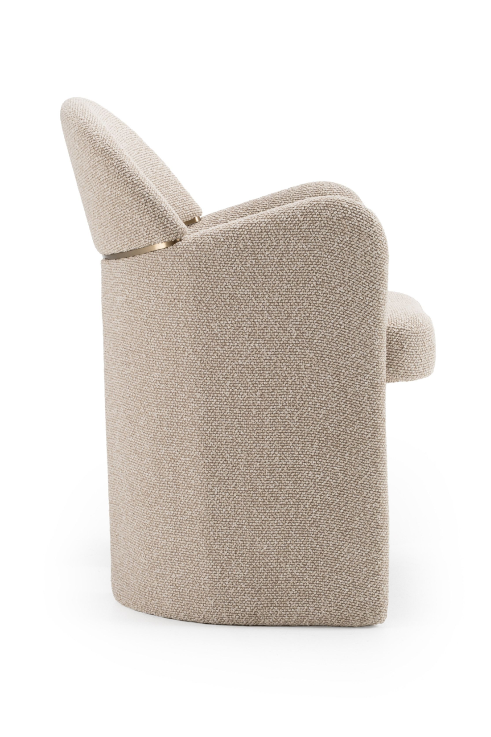   Beige Fabric Dining Chair | Oroa.com