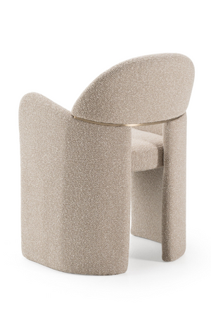   Beige Fabric Dining Chair | Oroa.com