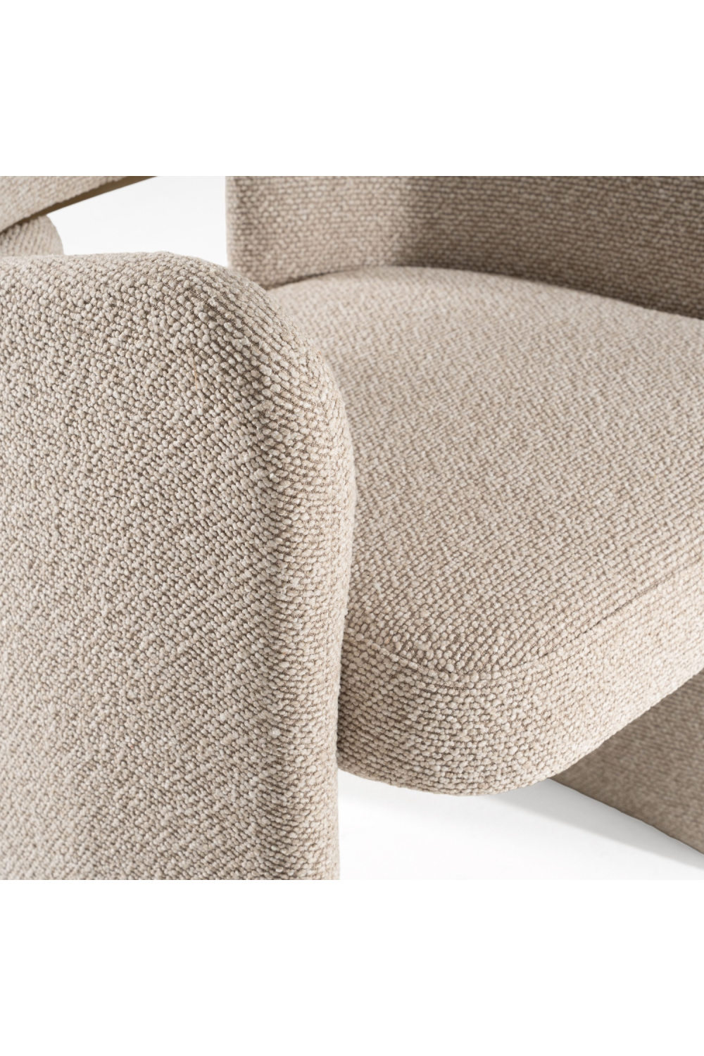   Beige Fabric Dining Chair | Oroa.com