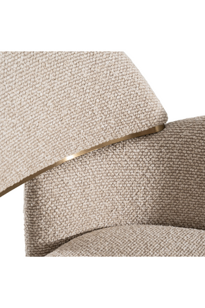   Beige Fabric Dining Chair | Oroa.com